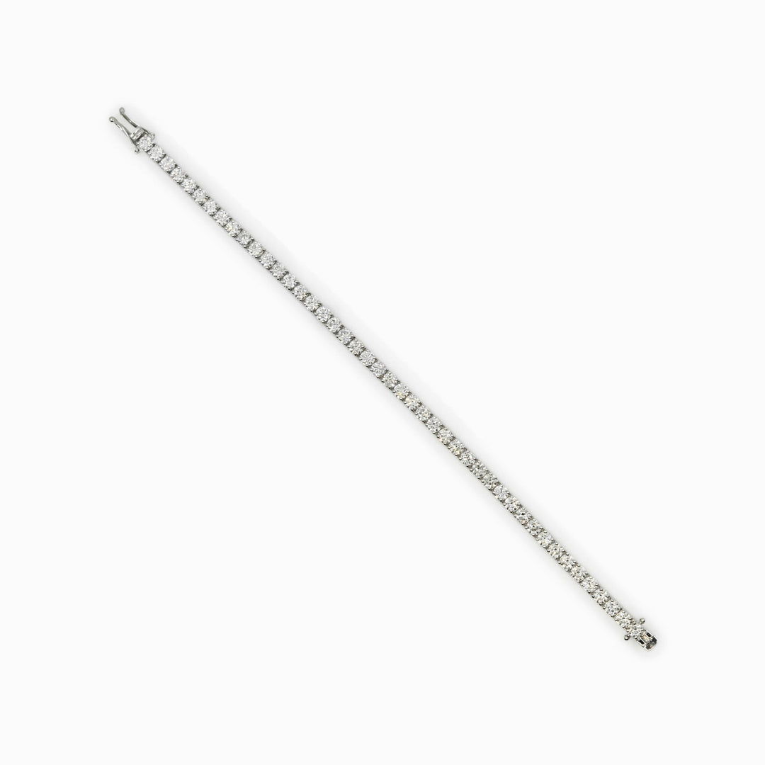 Grand Diamond Tennis Bracelet in 18K White Gold, view 1