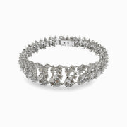 Marquise Diamond Garland Bracelet in 18K White Gold, view 1