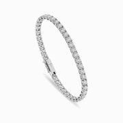 Diamond Tennis Bracelet in 18K White Gold, view 1