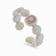 Mother-of-Pearl Beaded Bracelet in 18K Rose Gold, view 1