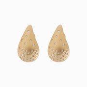 Gold Dewdrop Earrings in 18K Yellow Gold, view 1