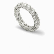 Diamond Eternity Ring in 18K White Gold, view 1