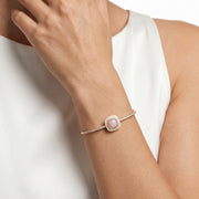 Cushion Cabochon Bangle in 18K Rose Gold