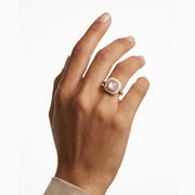 Cushion Cabochon Ring in 18K Rose Gold