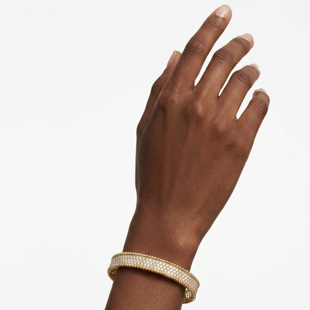 Pavé Diamond Cuff in 18K Yellow Gold