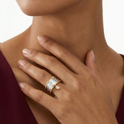 Two-Tone Diamond Ring in 18K Two-Tone Gold