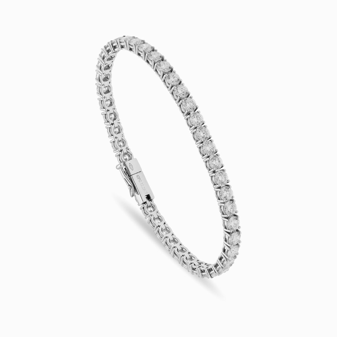 Diamond Tennis Bracelet in 18K White Gold
