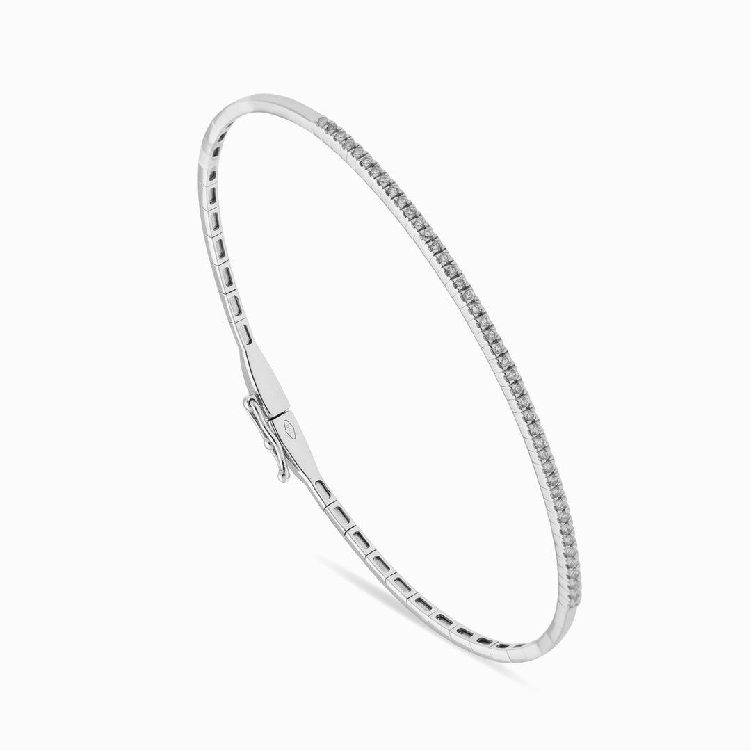Fine Diamond Bracelet in 18K White Gold