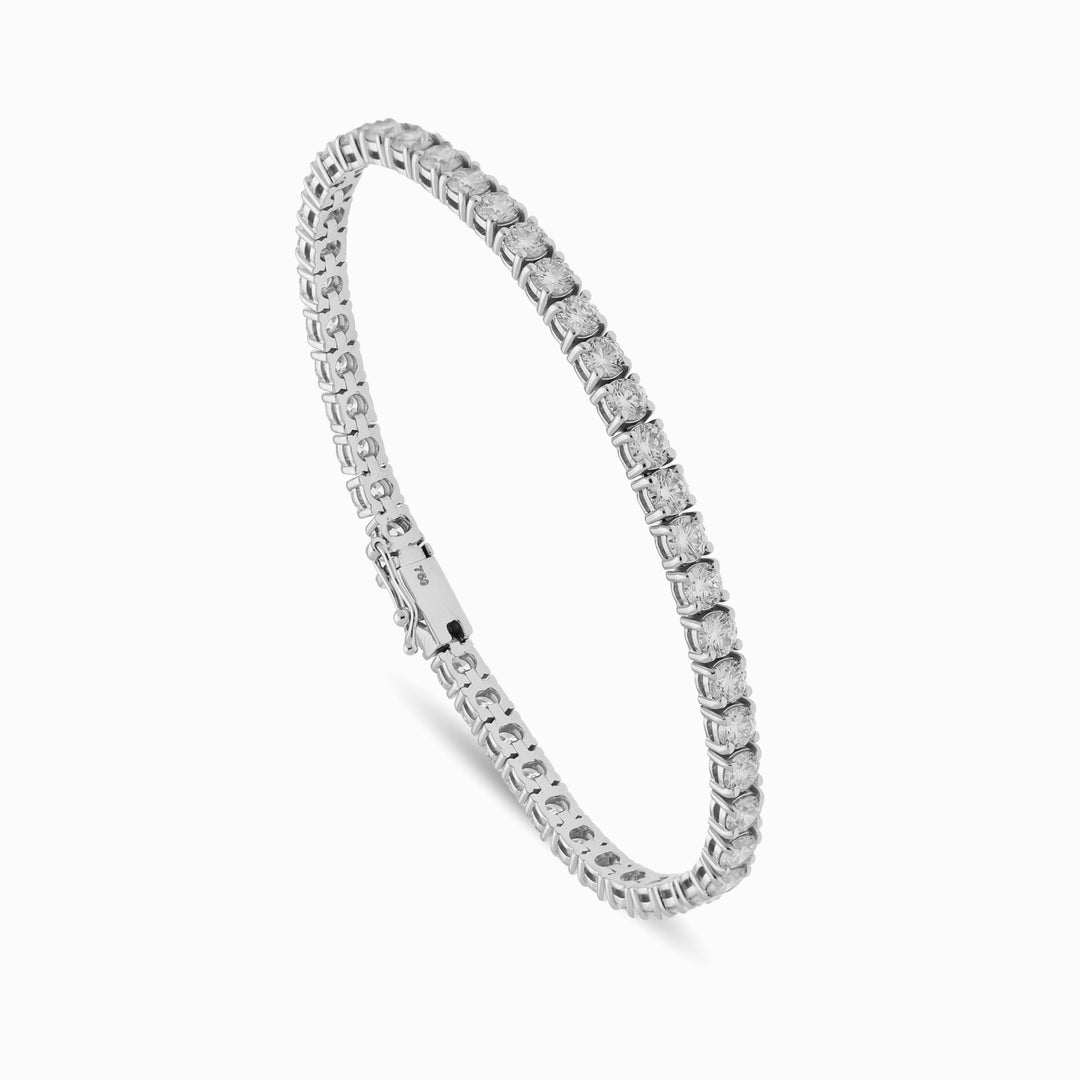 Diamond Tennis Bracelet in 18K White Gold