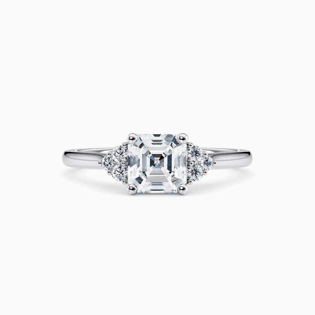 The Gatsby Trilogy Engagement Ring — view 1