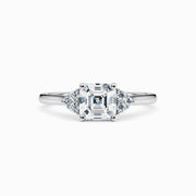 The Gatsby Trilogy Engagement Ring — view 1