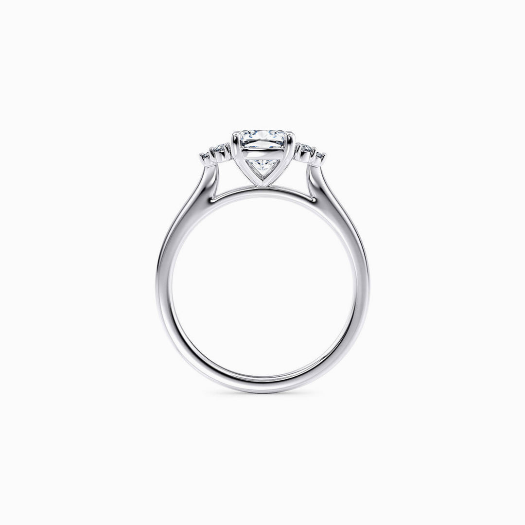 The Gatsby Trilogy Engagement Ring — view 3