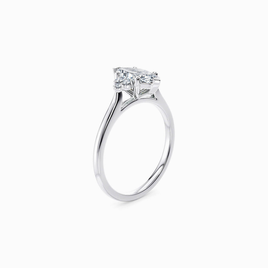 The Ophélie Trilogy Engagement Ring — view 2