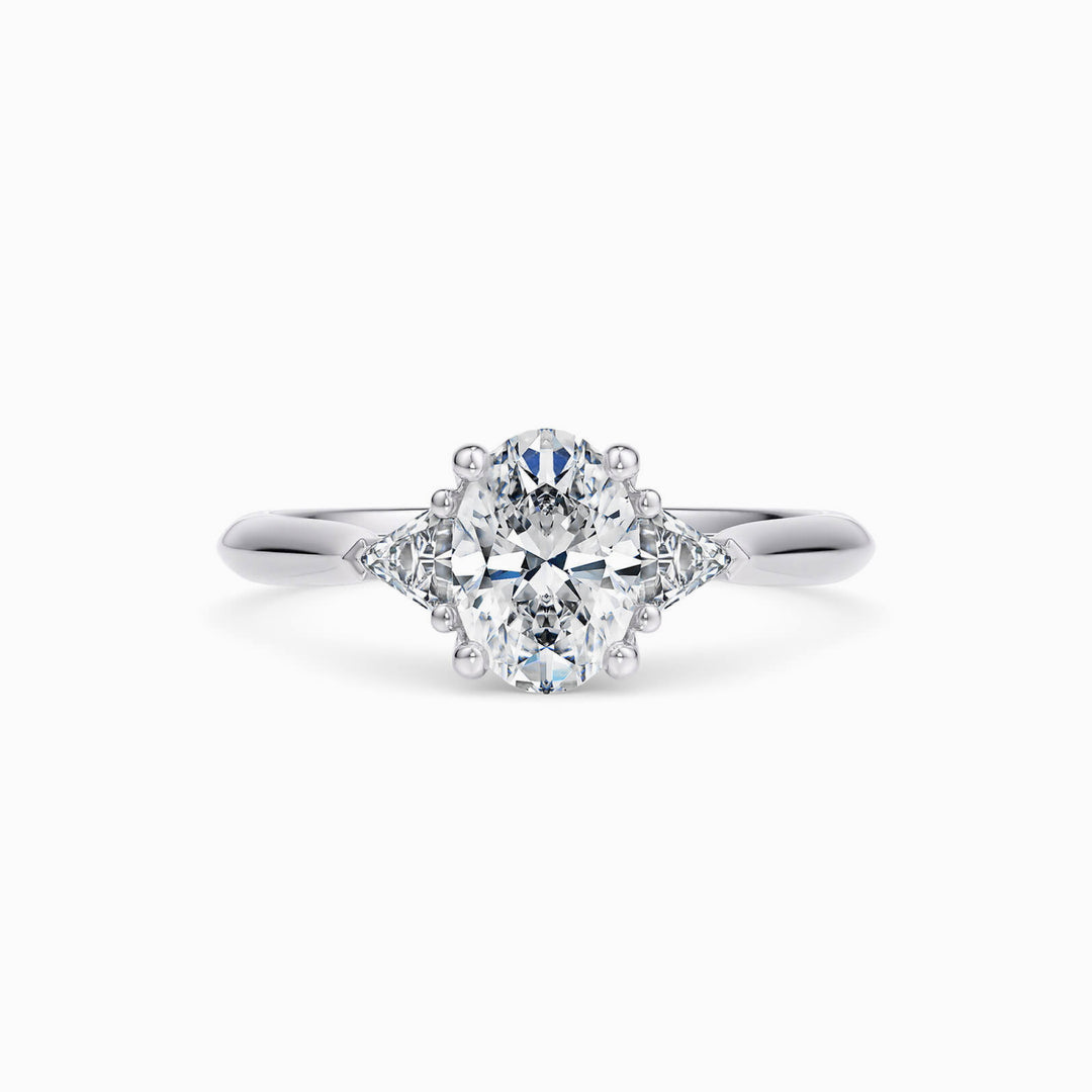 The Trinity Trilogy Engagement Ring — view 1